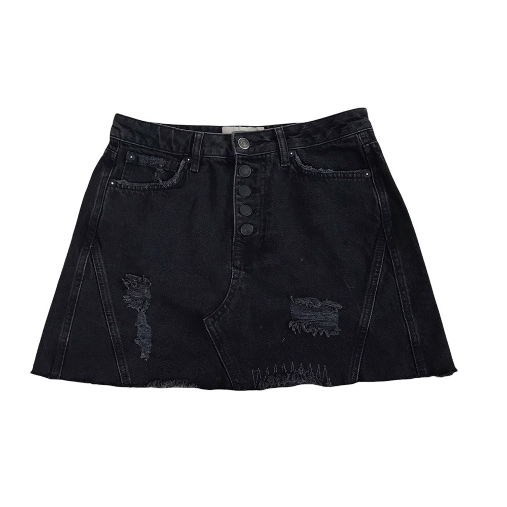 We The Free black denim mini size 26